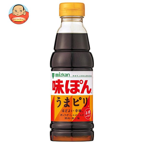 ミツカン 味ぽん うまピリ 360ml×12本入｜ 送料無料 ポン酢 ぽん酢 ポンズ 調味料 辛味 お肉 ぎょうざ