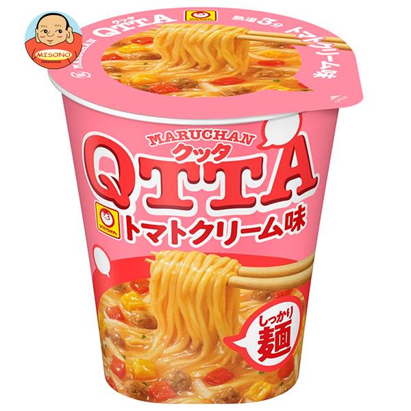 ポイント5倍！5/16(木)1時59分まで全品対象エントリー 購入 東洋水産 MARUCHAN QTTA(マルチャン クッタ) トマトクリーム味 84g×12個入｜ 送料無料 インスタント カップ麺 インスタントラーメン トマトラーメン