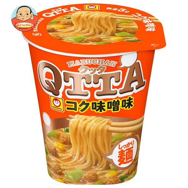 ポイント5倍！5/16(木)1時59分まで全品対象エントリー 購入 東洋水産 MARUCHAN QTTA(マルチャン クッタ) コク味噌味 82g×12個入｜ 送料無料 インスタント カップ麺 インスタントラーメン