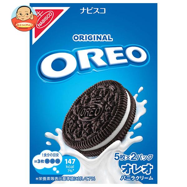 モンデリーズ・ジャパン オレオ バニラクリーム 97g(5枚×2パック)×12箱入｜ 送料無料 お菓子 クッキー OREO