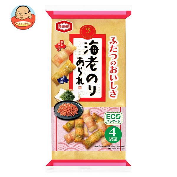 楽天飲料 食品専門店 味園サポート【送料無料・メーカー/問屋直送品・代引不可】亀田製菓 海老のりあられ 64g×12袋入｜ お菓子 おつまみ・せんべい 袋 エビ えび