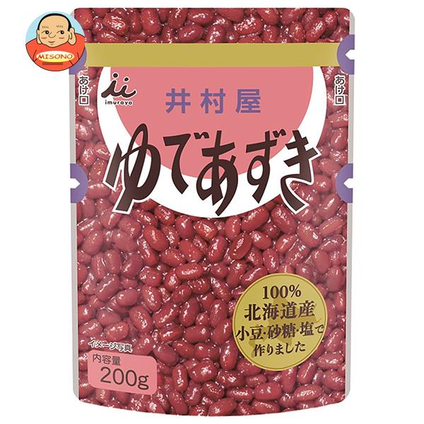 井村屋 北海道パウチ ゆであずき 200gパウチ×20(10×2)袋入｜ 送料無料 ゆで小豆 小豆 スイーツ つぶあ..