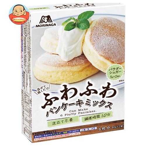 森永製菓 ふわふわパンケーキミックス 170g×24箱入×(2ケース)｜ 送料無料 お菓子 おやつ 菓子材料 ホットケーキ パンケーキ