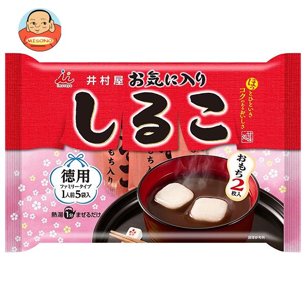 井村屋 お気に入りしるこ 180g(36g×5袋)×12(6×2)袋入｜ 送料無料 おしるこ HOT ホット あずき 小豆 インスタントのサムネイル