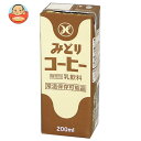 九州乳業 みどりコーヒー 200ml紙パック×24本入| 送料無料 豆乳・乳性飲料 乳性 乳飲料 紙パック