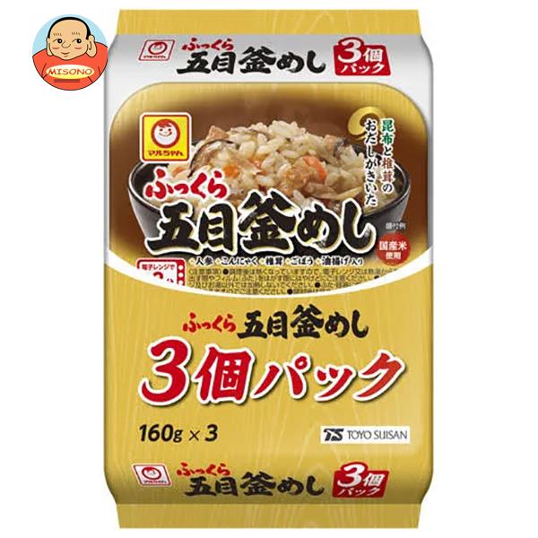 JANコード:4901990167697 原材料 うるち米（国産）、人参、醤油、発酵調味料、こんにゃく、椎茸、ごぼう、油揚げ、チキンエキス、植物油、食塩、コンブエキス、調味料（アミノ酸等）、酸化防止剤（ビタミンC）、pH調整剤、（原材料の一部に乳成分、小麦を含む） 栄養成分 (1パック(160g)あたり)エネルギー279kcal、たんぱく質5.4g、脂質1.8g、炭水化物60.4g、ナトリウム528mg、食塩相当量1.3g 内容 カテゴリ：一般食品、レトルト食品、ご飯サイズ：370〜555(g,ml) 賞味期間 (メーカー製造日より)6ヶ月 名称 レトルト包装米飯(混飯) 保存方法 高温多湿やにおいの強い場所、直射日光をさけ常温で保存 備考 販売者:東洋水産株式会社東京都港区港南2-13-40 ※当店で取り扱いの商品は様々な用途でご利用いただけます。 御歳暮 御中元 お正月 御年賀 母の日 父の日 残暑御見舞 暑中御見舞 寒中御見舞 陣中御見舞 敬老の日 快気祝い 志 進物 内祝 御祝 結婚式 引き出物 出産御祝 新築御祝 開店御祝 贈答品 贈物 粗品 新年会 忘年会 二次会 展示会 文化祭 夏祭り 祭り 婦人会 こども会 イベント 記念品 景品 御礼 御見舞 御供え クリスマス バレンタインデー ホワイトデー お花見 ひな祭り こどもの日 ギフト プレゼント 新生活 運動会 スポーツ マラソン 受験 パーティー バースデー