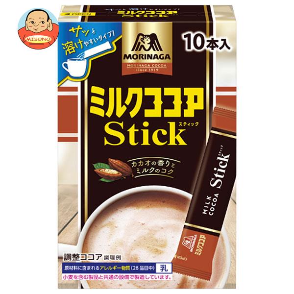 森永製菓 ミルクココアスティック 120g(12g×10本)×50箱入｜ 送料無料 ココア 飲料 スティックタイプ