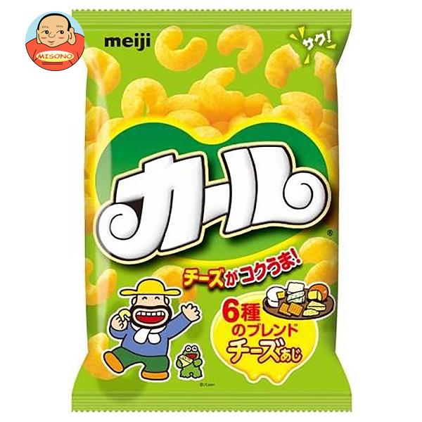 【送料無料・メーカー/問屋直送品・代引不可】明治製菓 カール チーズあじ 64g×10袋入｜ お菓子 スナック菓子のサムネイル