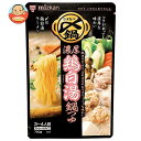 ミツカン 〆まで美味しい 濃厚鶏白湯鍋つゆ ストレート 750g×12袋入| 送料無料 一般食品 調味料 鍋スープ
