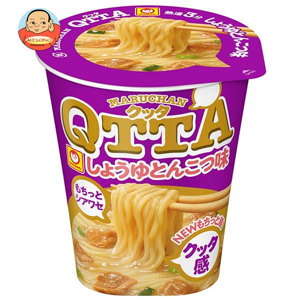 東洋水産 MARUCHAN QTTA(マルチャン クッタ) しょうゆとんこつ味 70g×12個入｜ 送料無料 即席 ラーメン インスタント食品 カップめん TONKOTSUのサムネイル