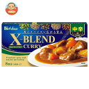 ハウス食品 クロスブレンドカレー 中辛 140g×10個入| 送料無料 調味料、カレー ルウ