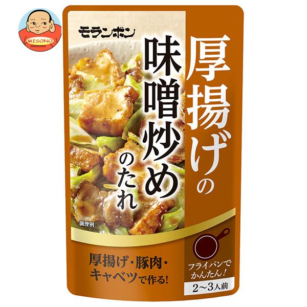 モランボン 厚揚げの味噌炒めのたれ 100g×10袋入｜ 送料無料 調味料 料理の素 炒め物 たれ おかず