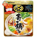ミツカン 〆まで美味しいミニパック 寄せ鍋つゆ (32g×4)×10袋入| 送料無料 鍋つゆ 鍋スープ 寄せ鍋 濃縮