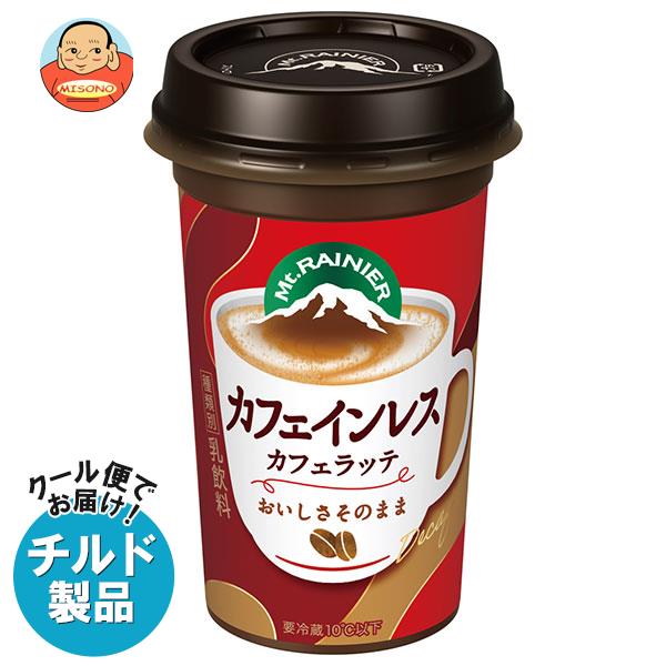 【チルド(冷蔵)商品】森永乳業 マウントレーニア カフェインレス 240ml×10本入｜ 送料無料 チルド商品 珈琲 コーヒー カフェインレスのサムネイル
