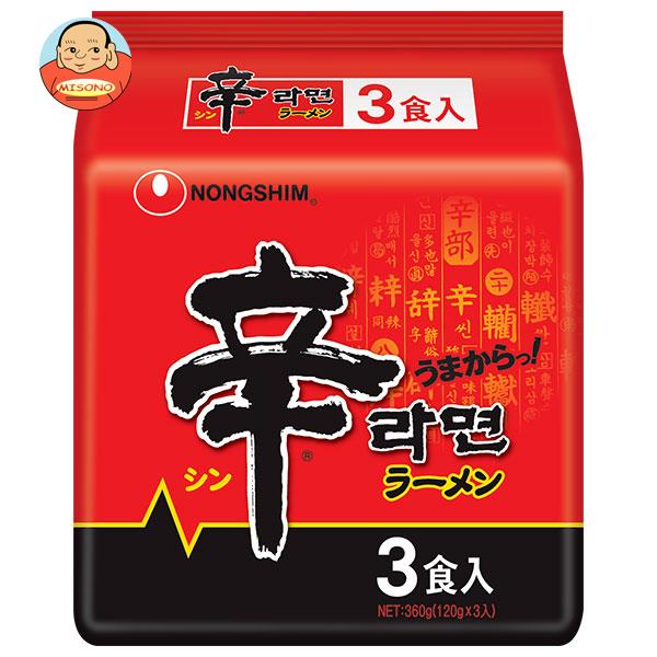農心ジャパン 辛ラーメン 3食パック×12袋入｜ 送料無料 インスタント食品 即席 袋めんのサムネイル