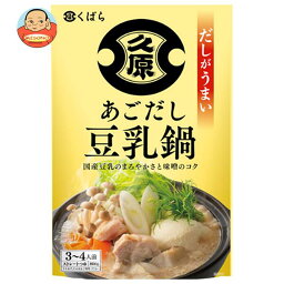 久原醤油 あごだし鍋 豆乳鍋 800g×12個入｜ 送料無料 鍋スープ なべつゆ ストレート 豆乳