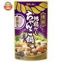 モランボン 横綱 地鶏だしちゃんこ鍋用スープ 醤油味 750g×10袋入｜ 送料無料 調味料 ストレート 鍋スープ