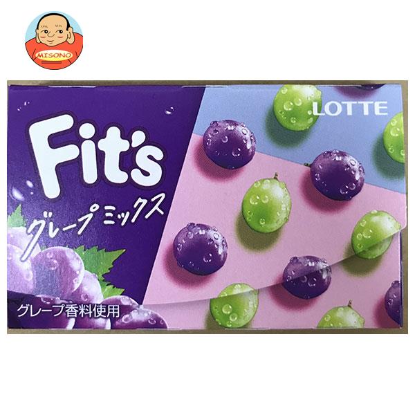 ポイント5倍！5/16(木)1時59分まで全品対象エントリー 購入 ロッテ Fit’s グレープミックス 12枚×10個入｜ 送料無料 お菓子 ガム フィッツ ぶどう 葡萄 ブドウ