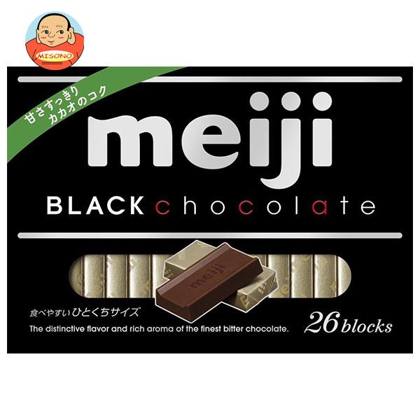 【11月11日(土)1時59分まで全品対象エントリー&購入でポイント5倍】明治 ブラックチョコレートBOX 120g(26枚)×6箱入｜ 送料無料 お菓子 チョコ meiji ポリフェノール BLCAKのサムネイル