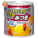 はごろもフーズ 朝からフルーツ みつ豆 190g缶 24個入｜ 送料無料 缶詰 フルーツ 果物 蜜豆