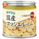カンピー 国産マッシュルームスライス(天塩使用) 85g缶×24個入×(2ケース)| 送料無料 缶詰 かんづめ 国産 マッシュルーム きのこ