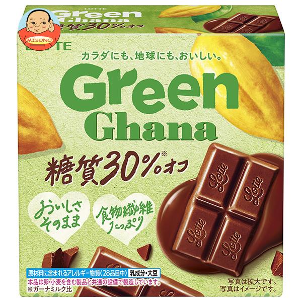 ロッテ グリーンガーナ 糖質30％オフ 48g×6個入×(2ケース)｜ 送料無料 お菓子 チョコ Ghana ガーナのサムネイル