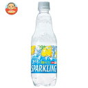 サントリー 天然水スパークリング レモン 500mlペットボトル×24本入×(2ケース)｜ 送料無料 炭酸 檸檬 れもん スパークリング