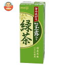 【送料無料・メーカー/問屋直送品・代引不可】明治 玉露入り緑茶 200ml紙パック×24本入｜ 茶飲料 緑茶 玉露