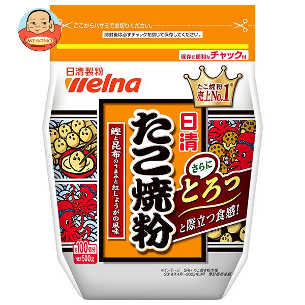 日清ウェルナ 日清 たこ焼粉 500g×12袋入×(2ケース)｜ 送料無料 一般食品 調味料 粉末 小麦粉