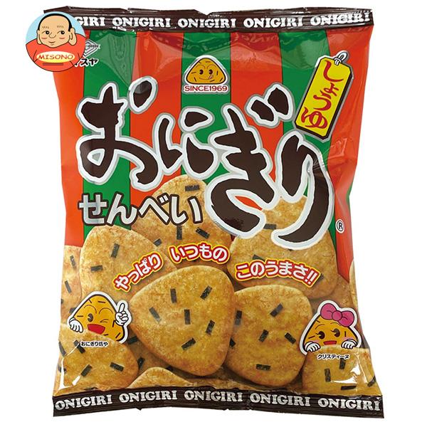 マスヤ おにぎりせんべい 92g×12袋入｜ 送料無料 お菓子 おつまみ・せんべい 袋 米菓 醤油 しょうゆ