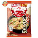 味の素 具たっぷり味噌汁 きのことお麩 13.3g×8袋入×(2ケース)| 送料無料 インスタント 即席 味噌汁 みそ汁 フリーズドライ