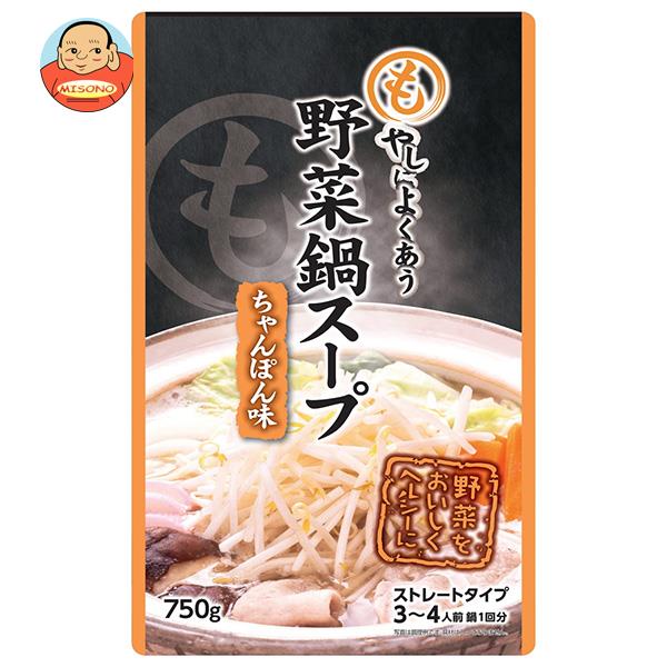 アドバンス もやしによくあう 野菜鍋スープ ちゃんぽん味 750g×12袋入｜ 送料無料 調味料 鍋スープ 鍋つゆ だし