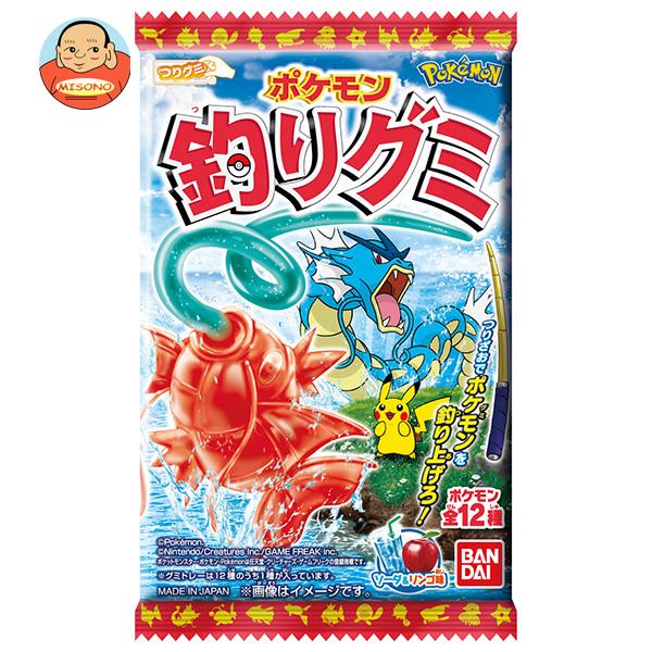 バンダイ ポケモン 釣りグミ 14g×10袋入×(2ケース)｜ 送料無料 グミ キャンディ グミキャンディ