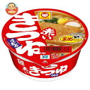 東洋水産 マルちゃん 赤いまめきつねうどん(西向け) 41g×24(12×2)個入| 送料無料 インスタント麺 うどん 即席