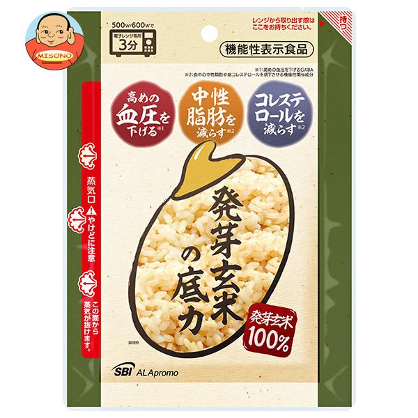 SBIアラプロモ 発芽玄米の底力 160g×30袋入×(2ケース)｜ 送料無料 機能性表示食品 レトルト レトルトご飯 玄米 ごはんのサムネイル