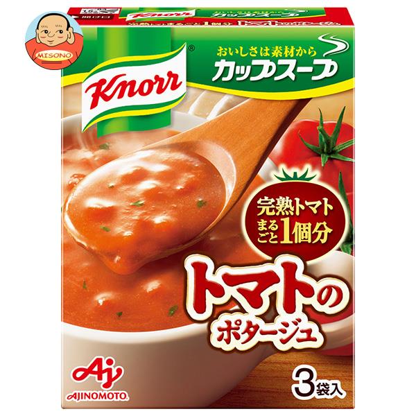 [ポイント5倍！8/27(火)9時59分まで全品対象エントリー&購入]味の素 クノール カップスープ 完熟トマトまるごと1個分使ったポタージュ (17.0g×3袋)×10箱入×(2ケース)｜ 送料無料 スープ ポタージュ インスタント 野菜 とまとのサムネイル