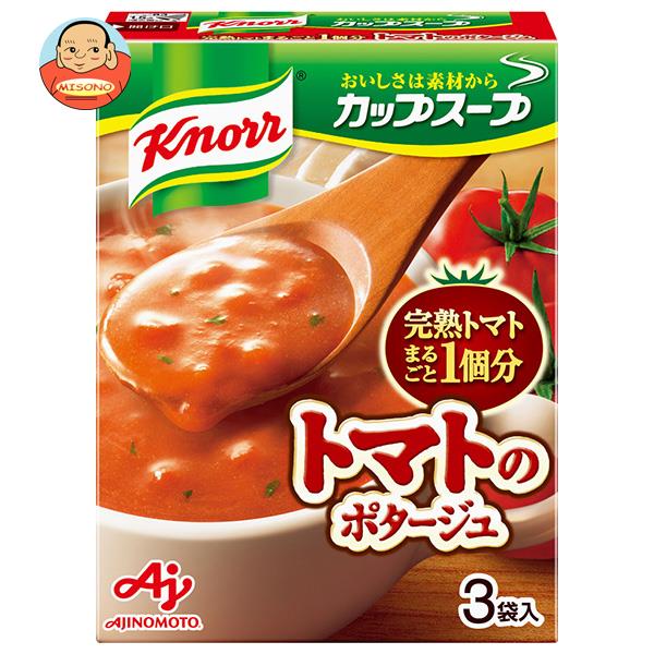 味の素 クノール カップスープ 完熟トマトまるごと1個分使ったポタージュ (17.0g×3袋)×10箱入×(2ケース..