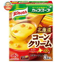 味の素 クノール カップスープ 北海道コーンクリーム (18.6g×3袋)×10箱入×(2ケース)| 送料無料 コーンポタージュ インスタント
