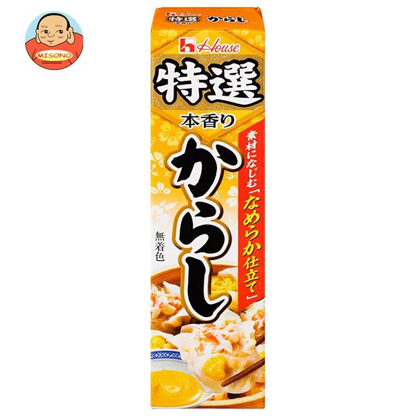 ハウス食品 特選本香り からし 42g×10本入×(2ケース)｜ 送料無料 からし 辛子 チューブ 調味料 特選