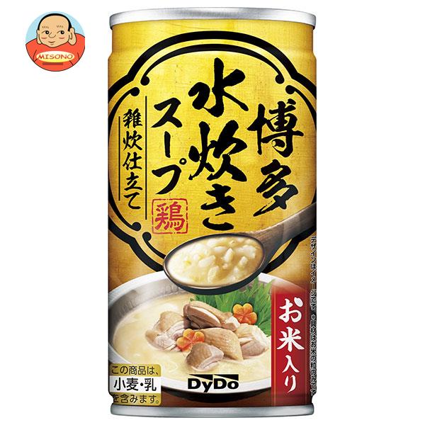ダイドー 博多水炊きスープ 雑炊仕立て 185g缶×30本入｜ 送料無料 スープ 缶スープ お米入り 柚子胡椒風味のサムネイル
