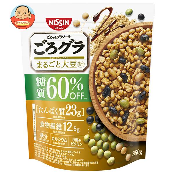 【送料無料・メーカー/問屋直送品・代引不可】日清シスコ ごろグラ 糖質60%オフ まるごと大豆 35 ...