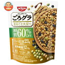 【送料無料 メーカー/問屋直送品 代引不可】日清シスコ ごろグラ 糖質60 オフ まるごと大豆 350g×6袋入｜ グラノーラ シリアル 糖質オフ 糖質 朝食 プロテイン