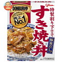 江崎グリコ DONBURI亭 すき焼き丼 170g×10個入｜ 送料無料 丼 レトルト パウチ すき焼き