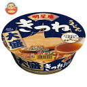 明星食品 明星庵 きつねうどん 大盛 105g×12個入| 送料無料 インスタント食品 即席麺 カップめん うどん 大盛り
