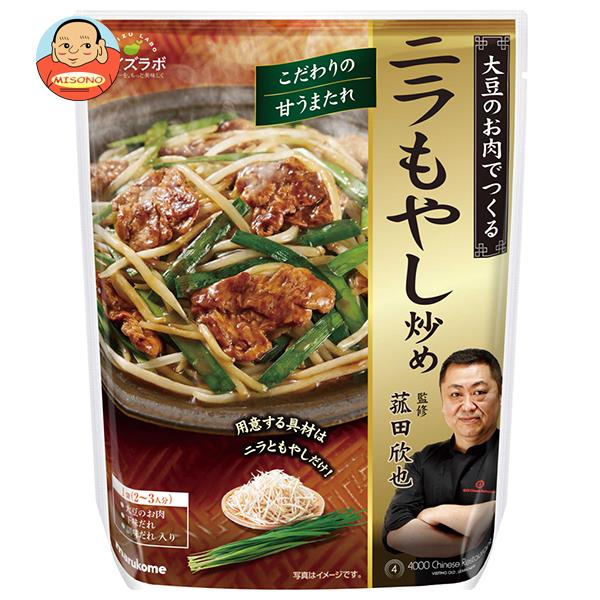 マルコメ ダイズラボ 菰田欣也監修 ニラもやし炒め 166g×20袋入｜ 送料無料 一般食品 調味料 まるこめ