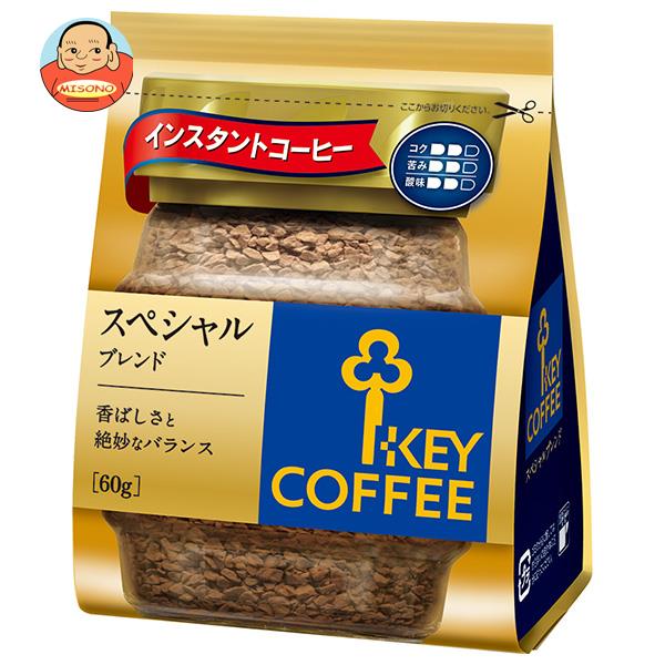 キーコーヒー スペシャルブレンド　コーヒー キーコーヒー インスタントコーヒー スペシャルブレンド 60g×12袋入×(2ケース)｜ 送料無料 インスタントコーヒー 珈琲 ブレンドコーヒー 詰め替え用