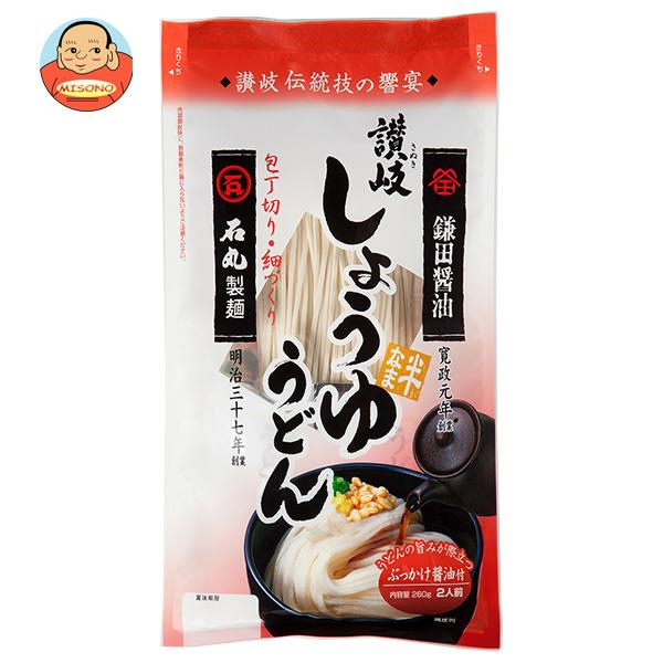 石丸製麺 半生 讃岐しょうゆうどん 260g×6袋入｜ 送料無料 うどん 生 半生 袋麺