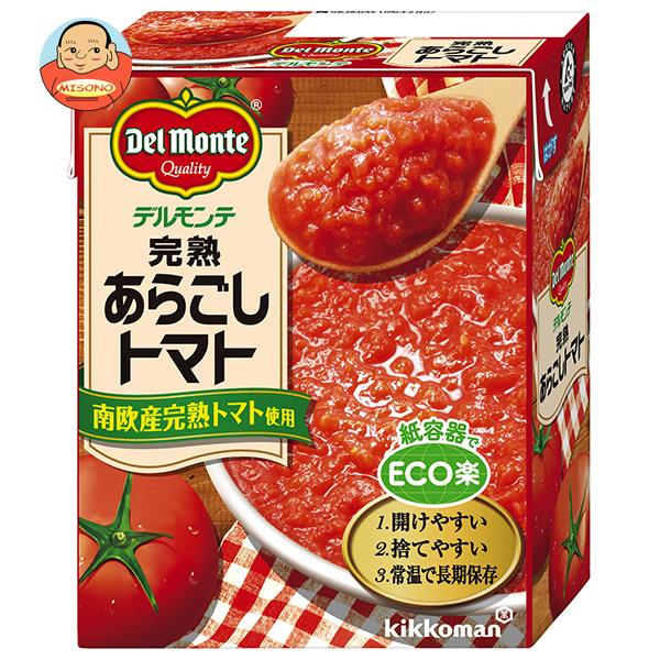 デルモンテ 完熟あらごしトマト 388g紙パック×12個入｜ 送料無料 ケチャップ 調味料 とまとのサムネイル