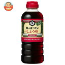 キッコーマン こいくちしょうゆ 500mlペットボトル×12本入×(2ケース)| 送料無料 醤油 しょうゆ 濃口醤油 濃口しょうゆ