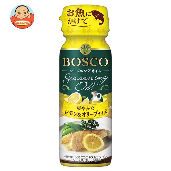 日清オイリオ BOSCO(ボスコ) シーズニングオイル レモン＆オリーブオイル 90gペットボトル×15本入｜ 送料無料 オリーブオイル 調味料 食用油 オイル レモンのサムネイル